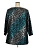 Jaclyn Smith Teal 3/4 Sleeve Blouse Size 2X - photo 2