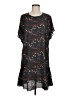 CAbi 100% Polyester Print Black Casual Dress Size M - photo 1