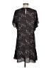 CAbi 100% Polyester Print Black Casual Dress Size M - photo 2