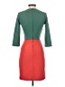 Assorted Brands Color Block Green Cocktail Dress Size UK 8 / US 4 - photo 2