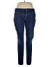 Vero Moda Solid Blue Jeans Size XL - photo 1