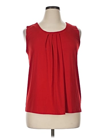 Anne Klein Sleeveless Blouse (view 1)