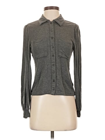 White House Black Market Long Sleeve Blouse (view 1)