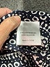 Tory Burch 100% Silk Black Long Sleeve Silk Top Size 14 - photo 8