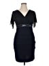 En Focus Studio 100% Polyester Black Cocktail Dress Size 14 - photo 1
