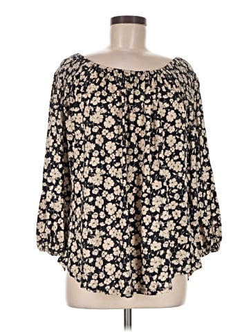 Lauren by Ralph Lauren 3/4 Sleeve T-Shirt (view 1)