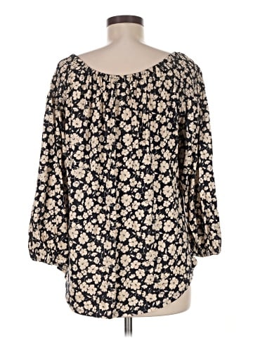 Lauren by Ralph Lauren 3/4 Sleeve T-Shirt (view 2)