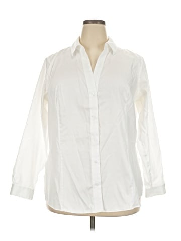 Jones New York Long Sleeve Button-Down Shirt (view 1)