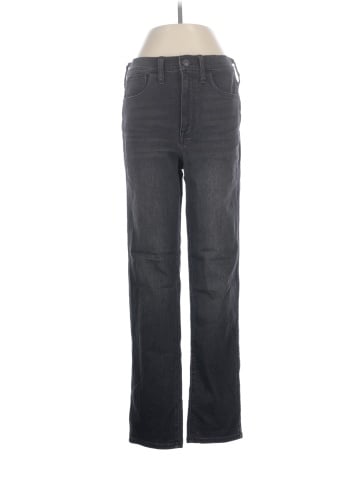 Madewell Tall High-Rise Slim Straight Jeans in Kandell Wash (view 1)
