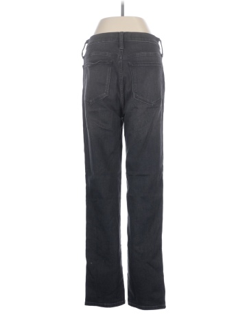 Madewell Tall High-Rise Slim Straight Jeans in Kandell Wash (view 2)