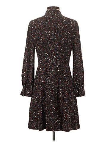 Madewell Balsam Tie-Neck Dress in Starry Night (view 2)
