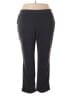 D&Co. 100% Polyester Solid Gray Casual Pants Size 1X (petite) - photo 1