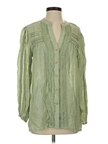 Indigo Soul Long Sleeve Blouse (view 1)