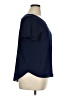 Lily White 100% Polyester Blue Short Sleeve Top Size XL - photo 4