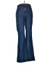Iris & Ink 100% Cotton Chevron-herringbone Blue Jeans Size 8 - photo 1
