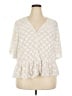 Lane Bryant Ivory 3/4 Sleeve Blouse Size 22 - 24 Plus - photo 1