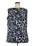 Ashley Stewart Blue Sleeveless Blouse Size 18 Plus - photo 2