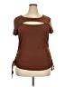 No Comment Brown Short Sleeve T-Shirt Size 2X - photo 1