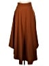 Unbranded 100% Polyester Solid Brown Formal Skirt Size M - photo 1