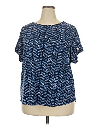 Adrienne Vittadini Short Sleeve Blouse (view 1)