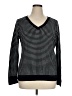 Worthington Polka Dots Black Pullover Sweater Size XL - photo 1