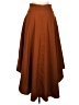 Unbranded 100% Polyester Solid Brown Formal Skirt Size M - photo 2