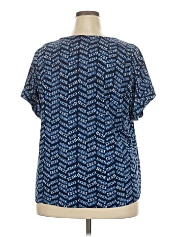 Adrienne Vittadini Short Sleeve Blouse (view 2)