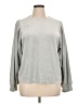 Ann Taylor LOFT Silver Sweatshirt Size XL - photo 1