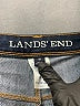 Lands' End Chevron-herringbone Blue Jeans Size 10 - photo 7