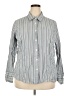Covington 100% Cotton Stripes Gray Long Sleeve Button-Down Shirt Size 24W - photo 1
