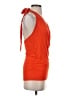 Venus Orange Sleeveless Blouse Size S - photo 4