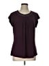 Daniel Rainn Burgundy Short Sleeve Top Size L - photo 1