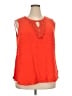 Daniel Rainn Orange Sleeveless Blouse Size 2X - photo 1
