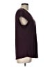 Daniel Rainn Burgundy Short Sleeve Top Size L - photo 4