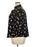Nic + Zoe 100% Polyester Hearts Black 3/4 Sleeve Blouse Size 2X - photo 5