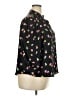 Nic + Zoe 100% Polyester Hearts Black 3/4 Sleeve Blouse Size 2X - photo 4