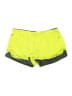 Nike 100% Polyester Color Block Green Athletic Shorts Size L - photo 1