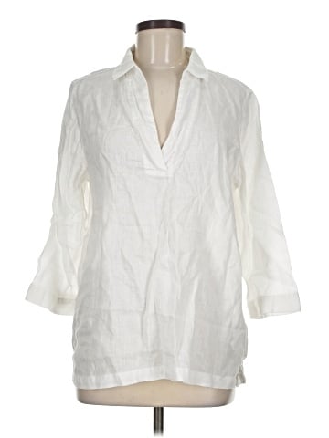 Tahari 3/4 Sleeve Button-Down Shirt (view 1)