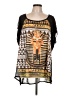Lucy Diamonds Black Short Sleeve Blouse Size L (estimated) - photo 1