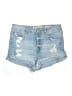 BLUE SPICE Blue Denim Shorts Size 11 - photo 1