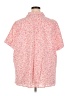 Basic Editions Pink Short Sleeve Button-Down Shirt Size 4X - photo 2