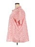 Basic Editions Pink Short Sleeve Button-Down Shirt Size 4X - photo 5