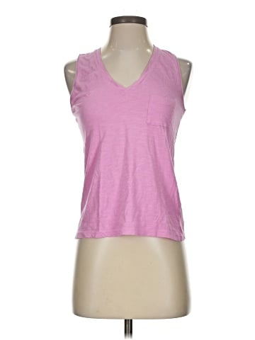 Madewell Whisper Cotton V-Neck Pocket Tank (view 1)