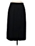 Pendleton 100% Virgin Wool Solid Black Wool Skirt Size 4 - photo 2