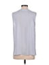 Ann Taylor 100% Polyester Blue Sleeveless Blouse Size M - photo 2