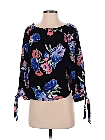 Yumi Kim 3/4 Sleeve Silk Top (view 1)