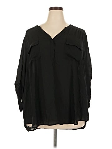 Torrid 3/4 Sleeve Blouse (view 1)