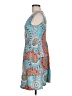 Unbranded Paisley Aztec Or Tribal Print Blue Casual Dress Size M - photo 5