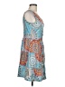 Unbranded Paisley Aztec Or Tribal Print Blue Casual Dress Size M - photo 4