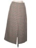Massimo Dutti Houndstooth Red Formal Skirt Size 8 - photo 1